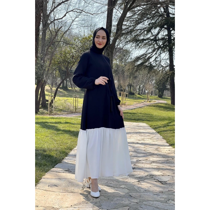 Moda Çizgi Tesettür Elbise