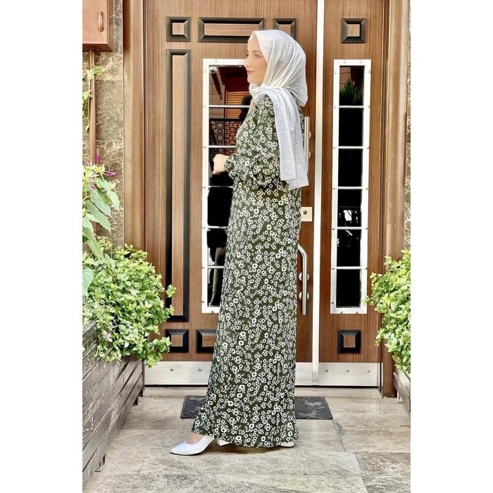 Moda Çizgi Tesettür Elbise