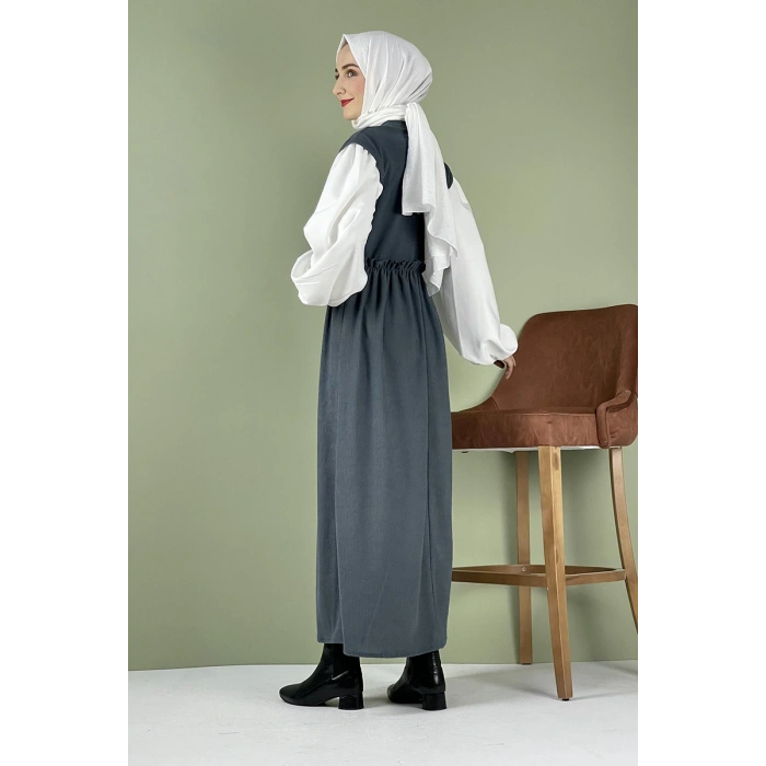 Moda Çizgi Tesettür Elbise