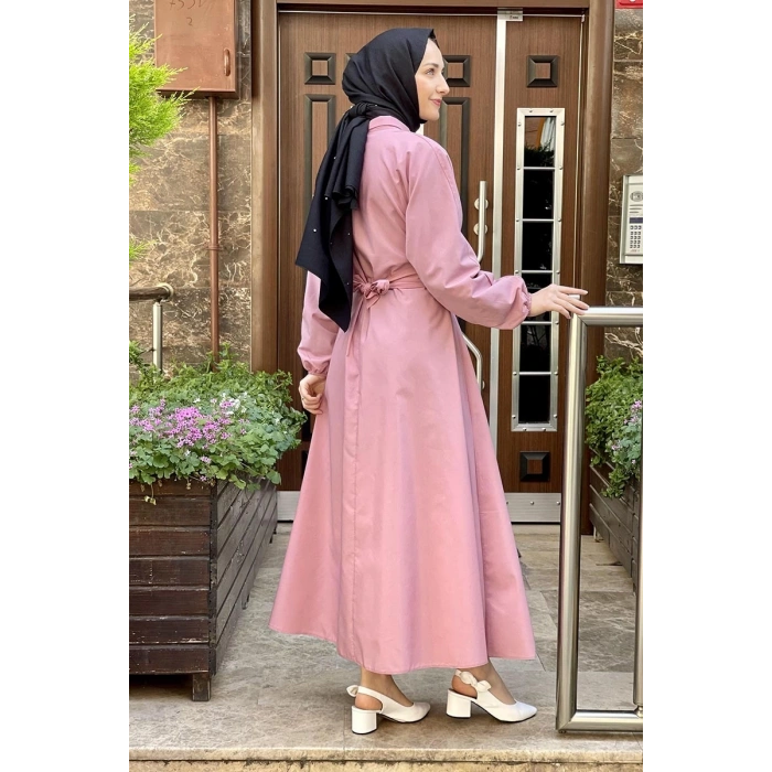 Moda Çizgi Tesettür Elbise