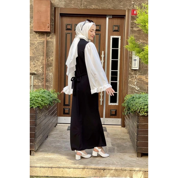 Moda Çizgi Tesettür Elbise