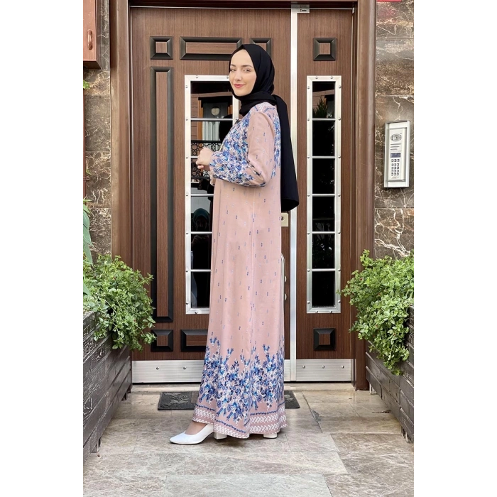 Moda Çizgi Tesettür Elbise