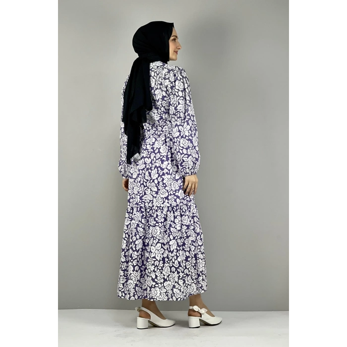 Moda Çizgi Tesettür Elbise