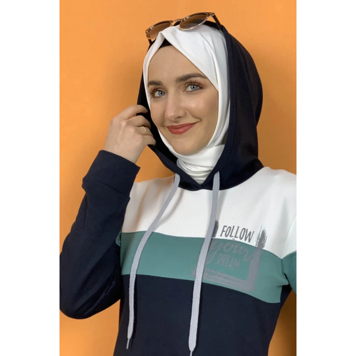 Moda Çizgi Tesettür Elbise