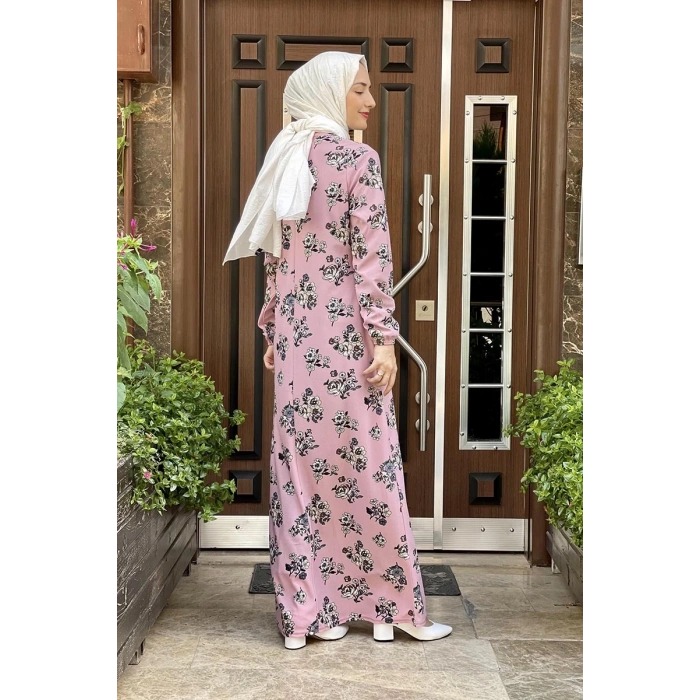 Moda Çizgi Tesettür Elbise