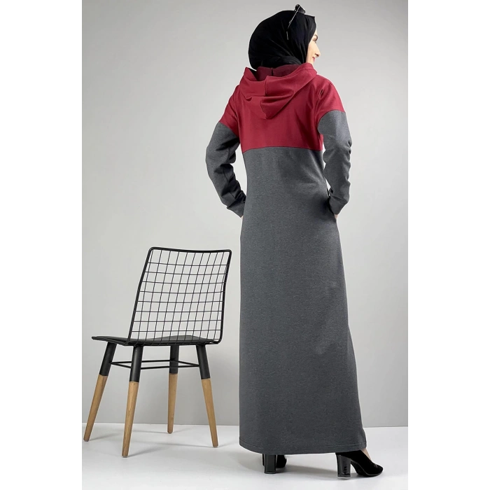 Moda Çizgi Tesettür Elbise