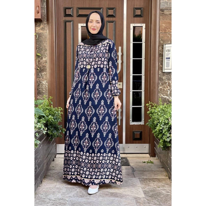 Moda Çizgi Tesettür Elbise