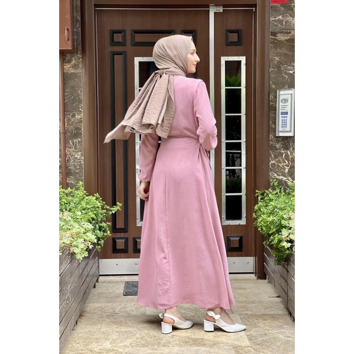 Moda Çizgi Tesettür Elbise