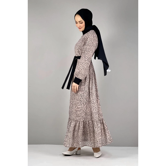 Moda Çizgi Tesettür Elbise