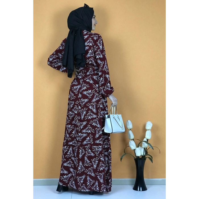 Moda Çizgi Tesettür Elbise