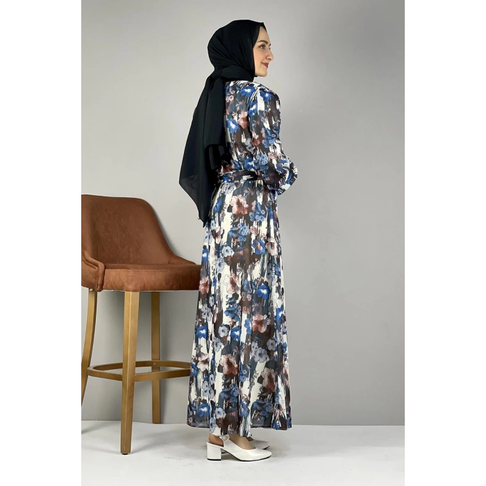 Moda Çizgi Tesettür Elbise