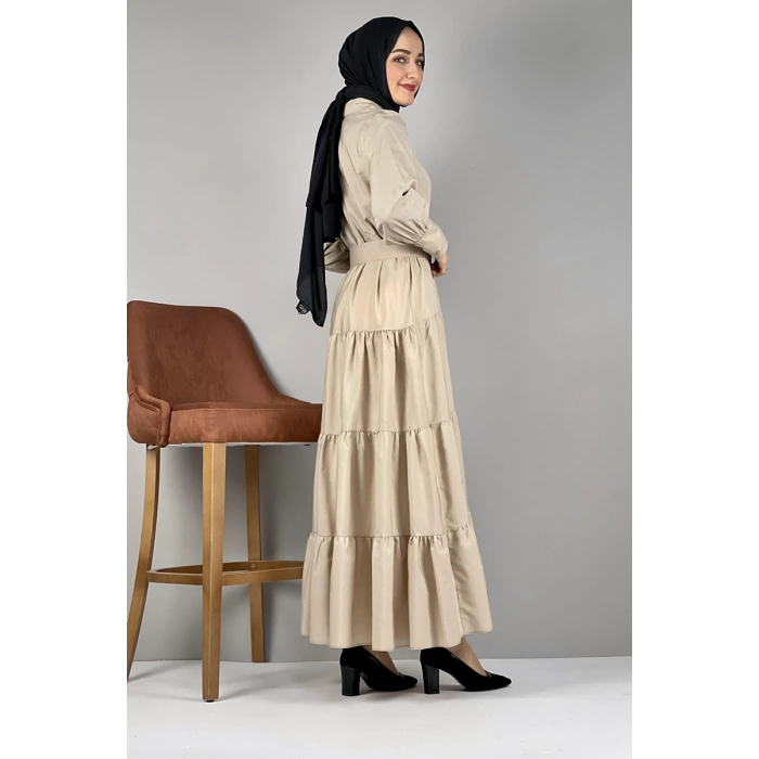 Moda Çizgi Tesettür Elbise