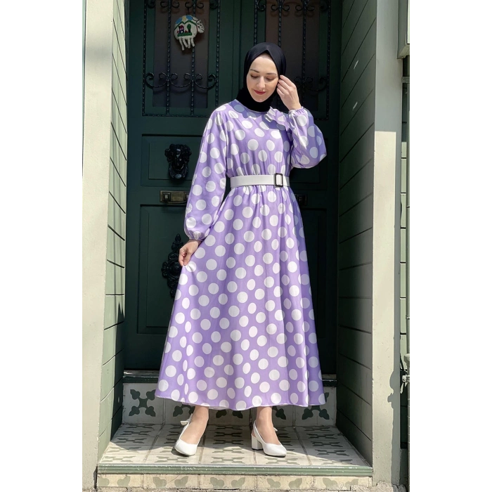 Moda Çizgi Tesettür Elbise