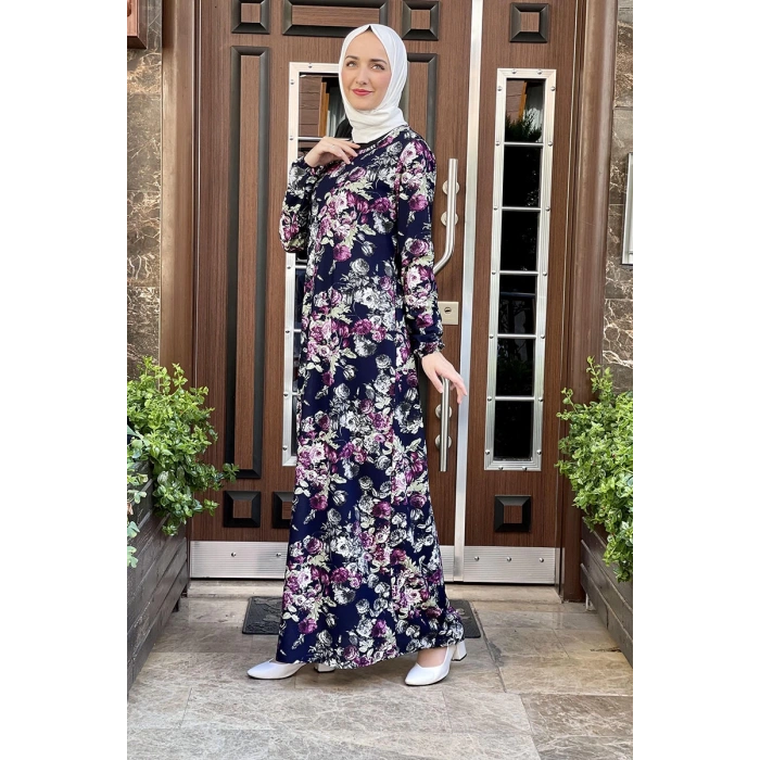 Moda Çizgi Tesettür Elbise