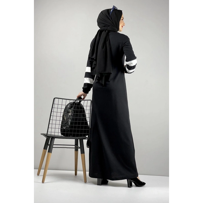 Moda Çizgi Tesettür Elbise
