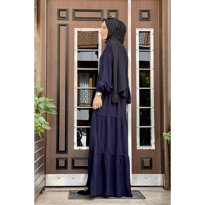 Moda Çizgi Tesettür Elbise