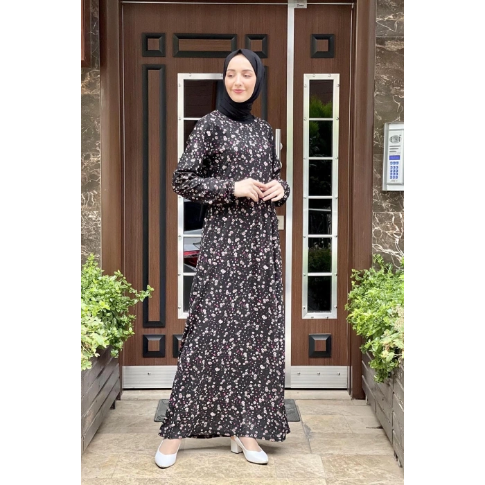 Moda Çizgi Tesettür Elbise