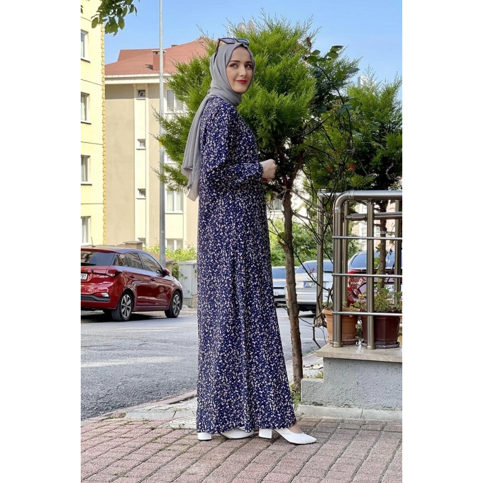 Moda Çizgi Tesettür Elbise