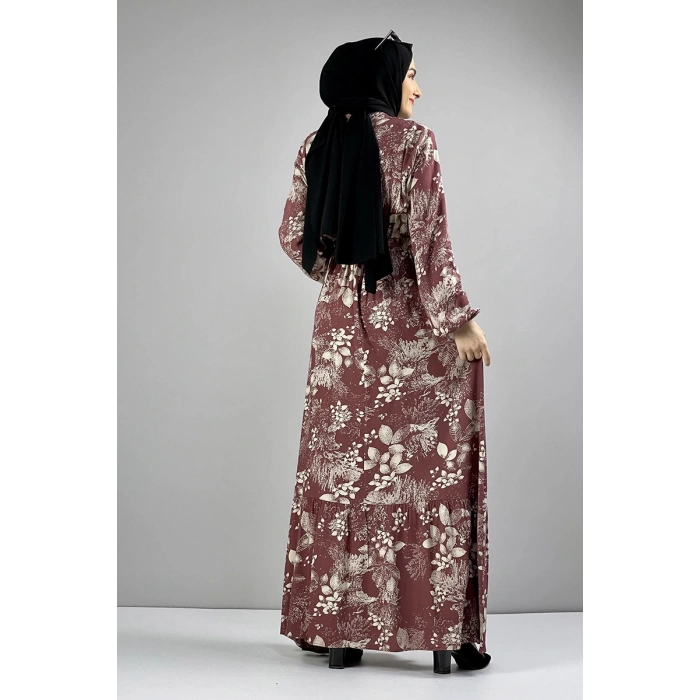 Moda Çizgi Tesettür Elbise