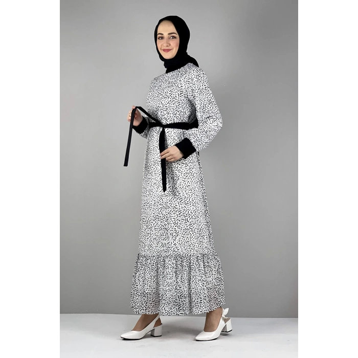 Moda Çizgi Tesettür Elbise