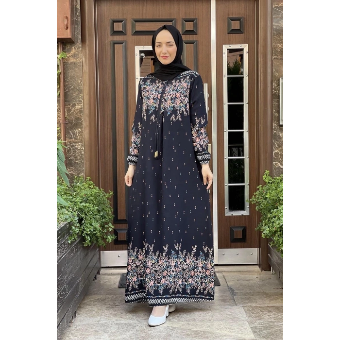 Moda Çizgi Tesettür Elbise