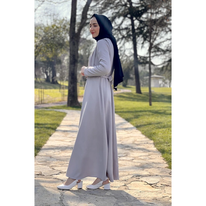 Moda Çizgi Tesettür Elbise