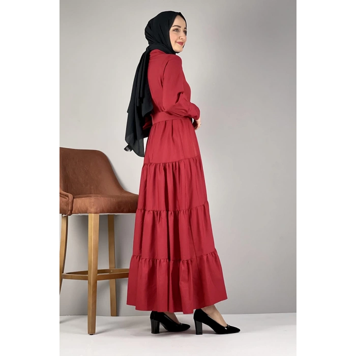 Moda Çizgi Tesettür Elbise