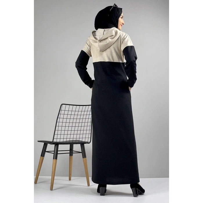 Moda Çizgi Tesettür Elbise