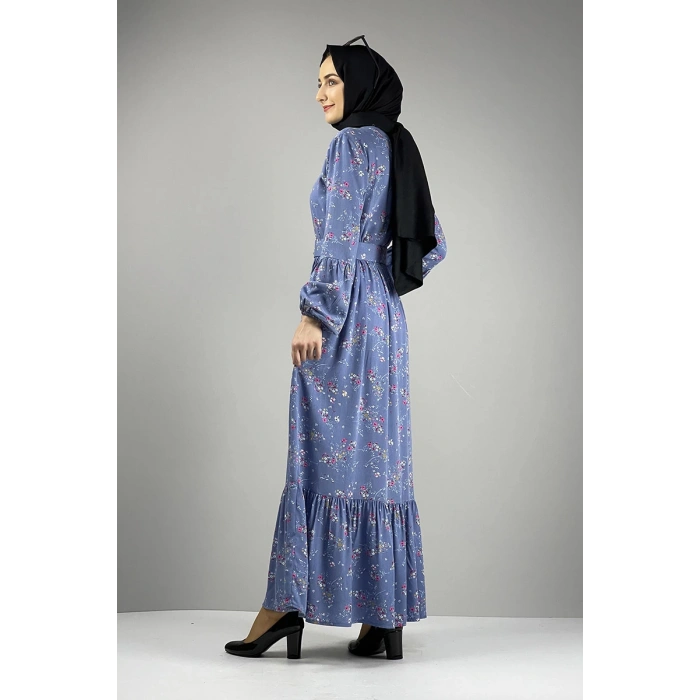 Moda Çizgi Tesettür Elbise