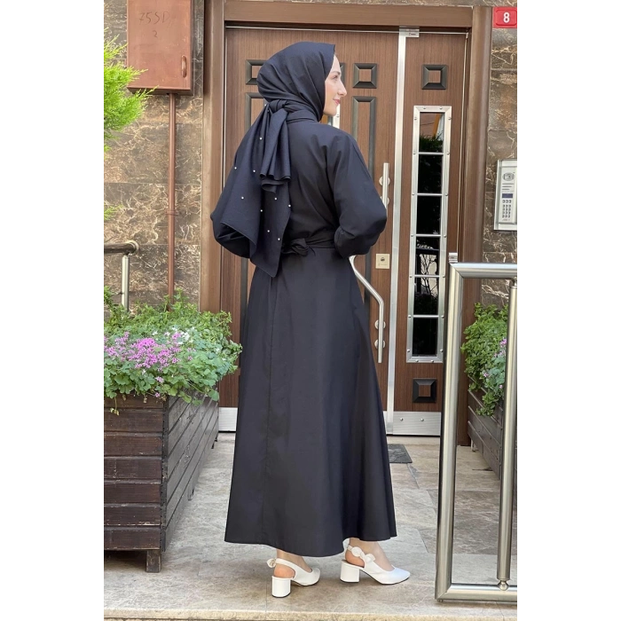 Moda Çizgi Tesettür Elbise