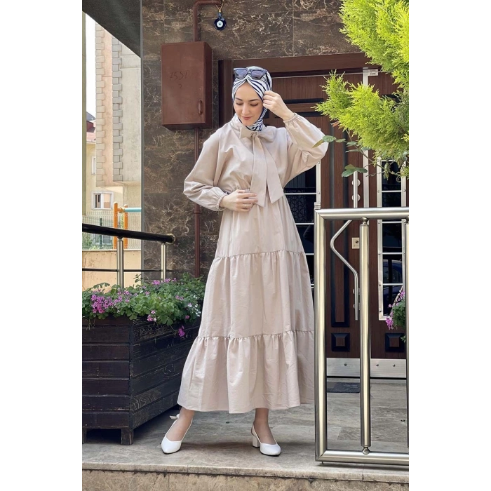 Moda Çizgi Tesettür Elbise