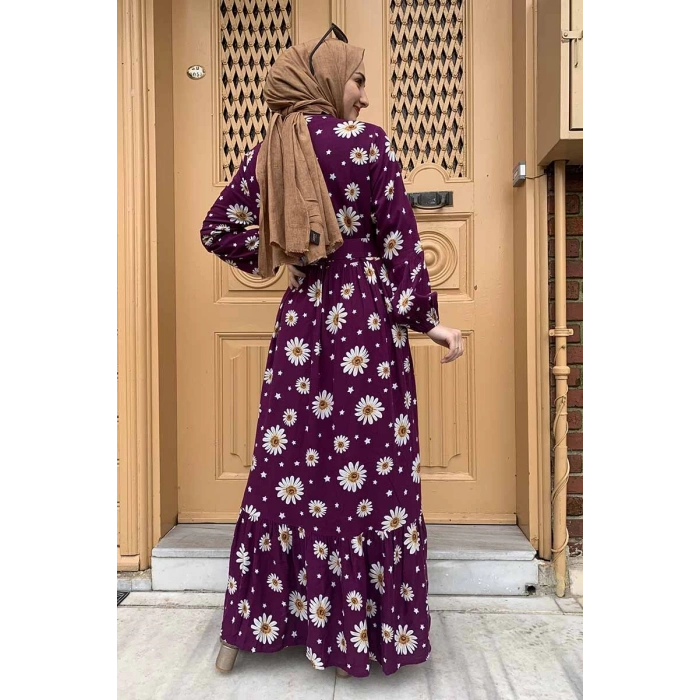 Moda Çizgi Tesettür Elbise