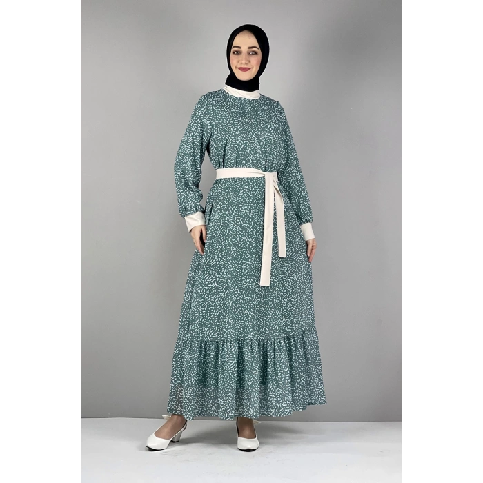 Moda Çizgi Tesettür Elbise