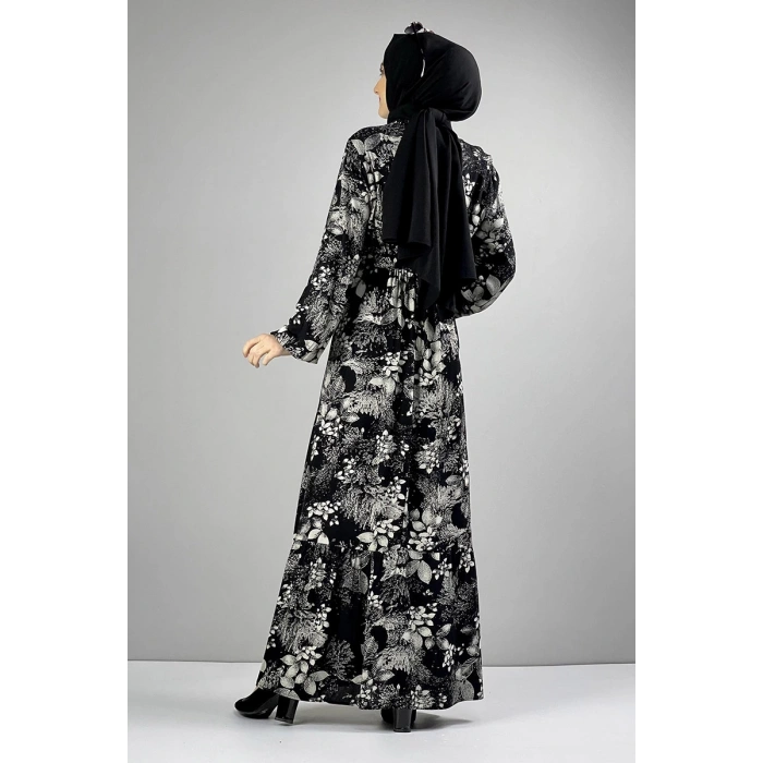 Moda Çizgi Tesettür Elbise