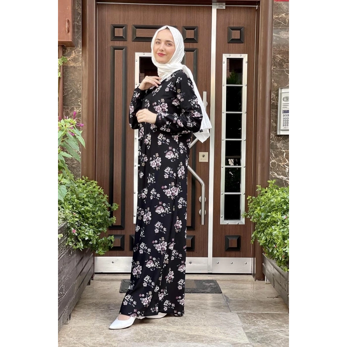 Moda Çizgi Tesettür Elbise