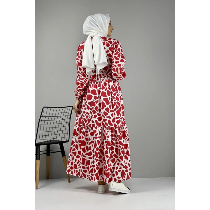 Moda Çizgi Tesettür Elbise