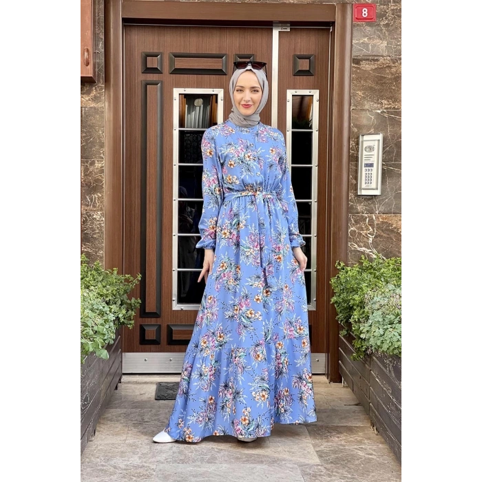 Moda Çizgi Tesettür Elbise