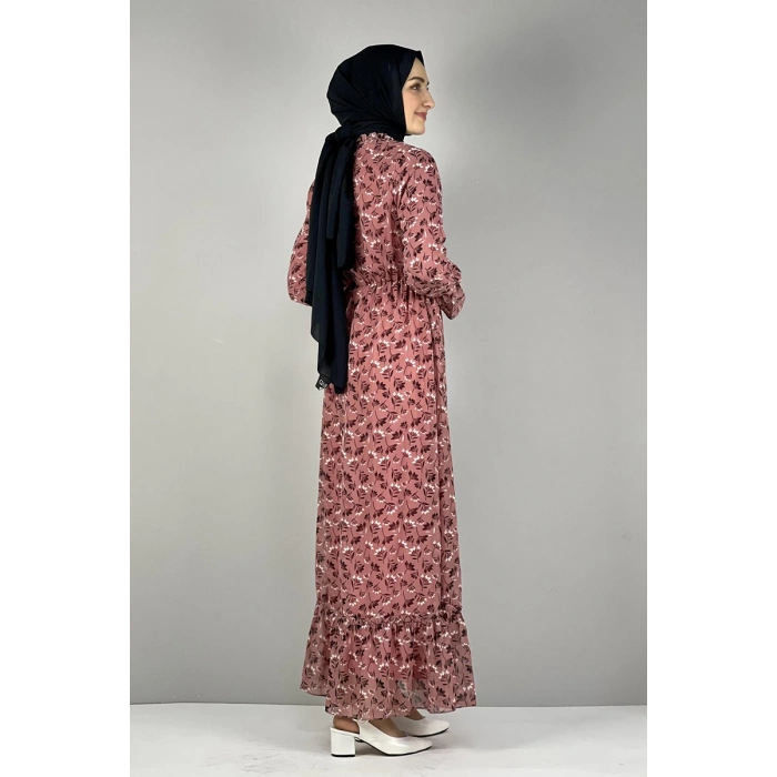 Moda Çizgi Tesettür Elbise