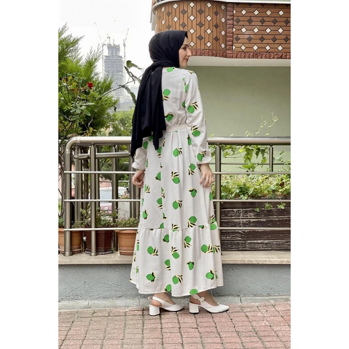 Moda Çizgi Tesettür Elbise