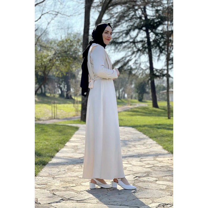 Moda Çizgi Tesettür Elbise