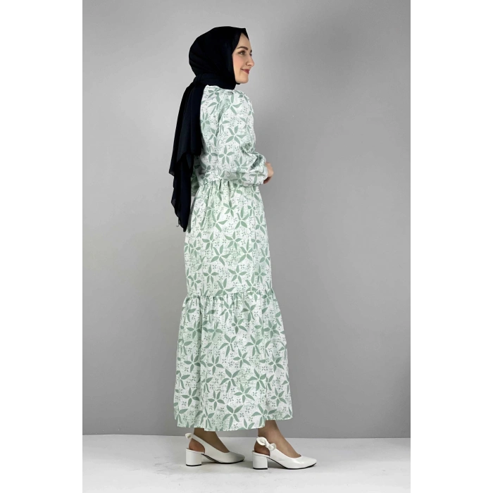 Moda Çizgi Tesettür Elbise