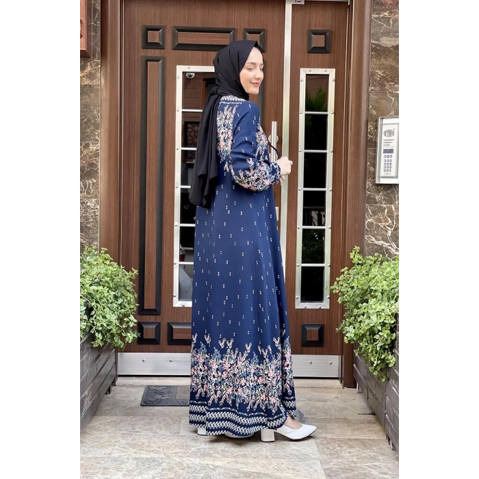 Moda Çizgi Tesettür Elbise