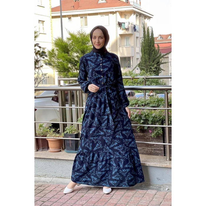 Moda Çizgi Tesettür Elbise