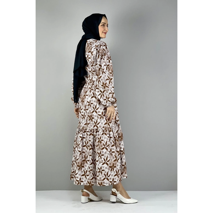 Moda Çizgi Tesettür Elbise