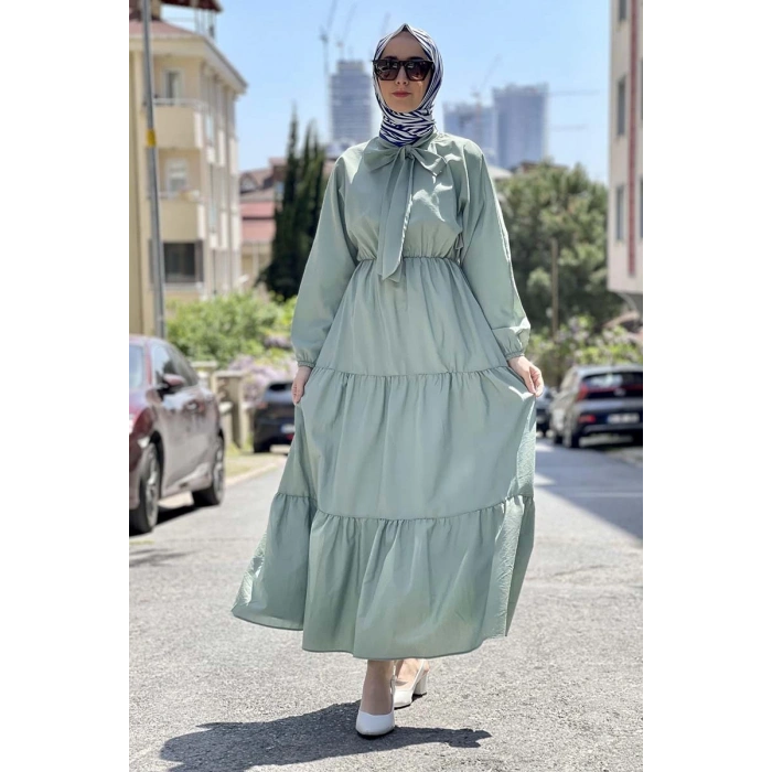 Moda Çizgi Tesettür Elbise