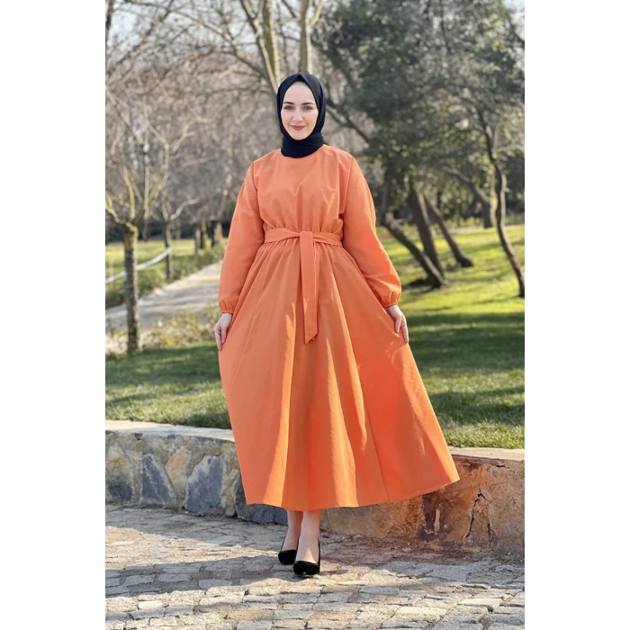 Moda Çizgi Tesettür Elbise