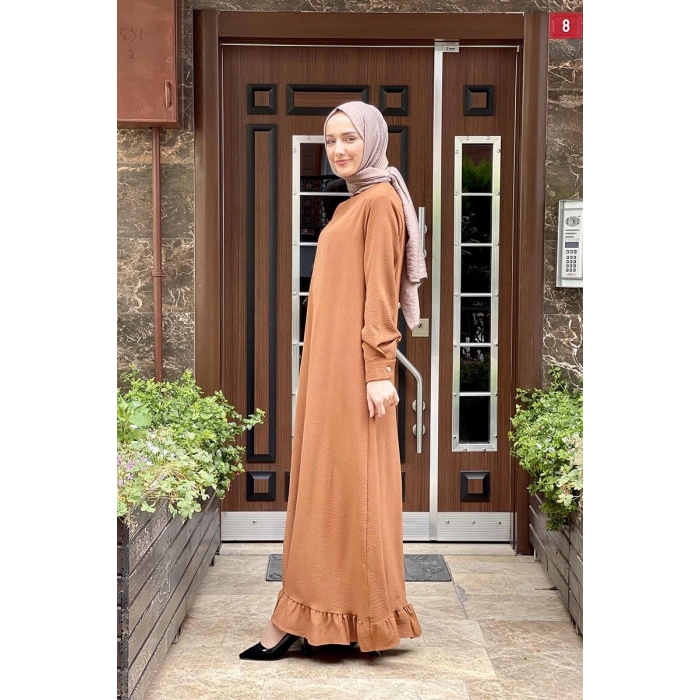 Moda Çizgi Tesettür Elbise