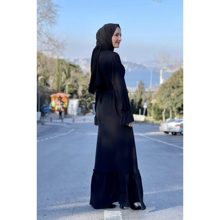 Moda Çizgi Tesettür Elbise