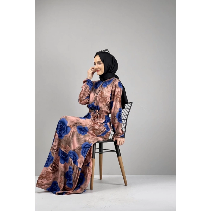 Moda Çizgi Tesettür Elbise