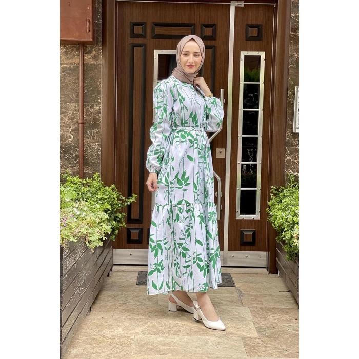 Moda Çizgi Tesettür Elbise